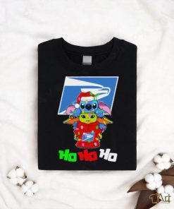 UPSA Santa Stitch and Yoda Ha ha ha Christmas 2023 Shirt