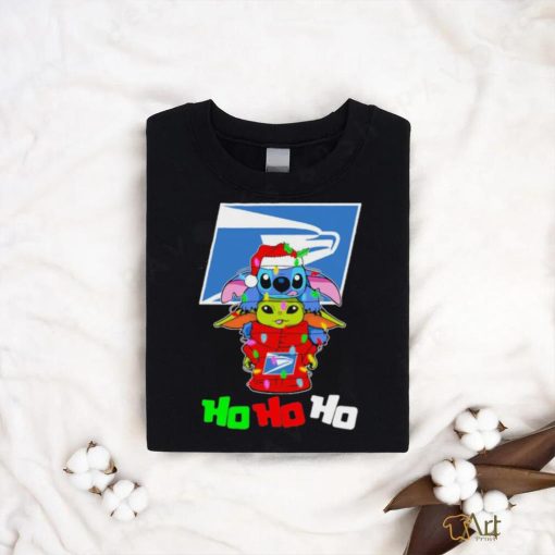 UPSA Santa Stitch and Yoda Ha ha ha Christmas 2023 Shirt