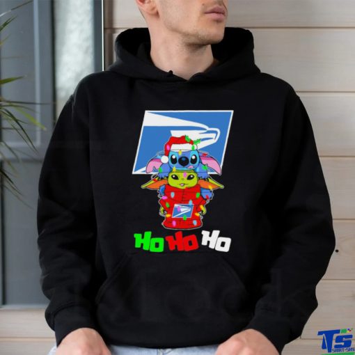UPSA Santa Stitch and Yoda Ha ha ha Christmas 2023 Shirt