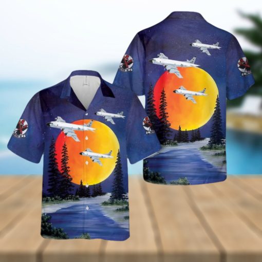 US Navy VP 68 Blackhawks P 3B Orion Hawaiian Shirt