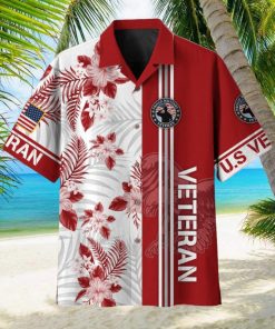 US Veteran Memory Flag Ocean US Veteran Hawaiian Shirt For Men Veteran