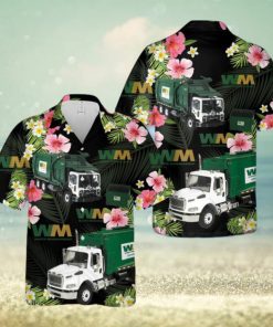 US Waste Management Garbage Truck Hawaiian Shirt