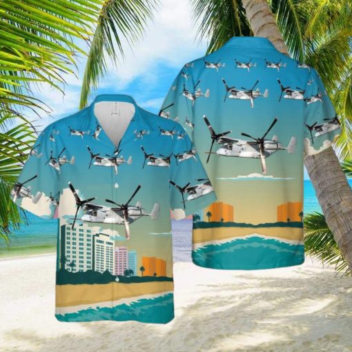 USAF 18th Flight Test Squadron V 22 Osprey Hawaiian Shirt