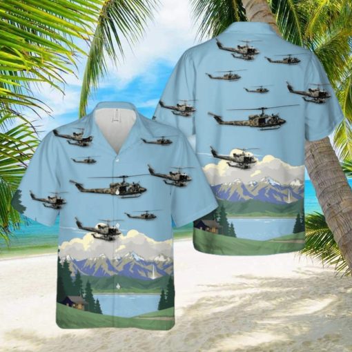 USAF UH 1N Twin Huey   6th Special Operations Squadron Hawaiian Shirt