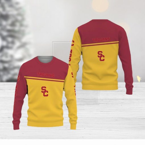 USC Trojans American Football Teams Ugly Christmas Sweater Men And Women Gift For Fans Holidays