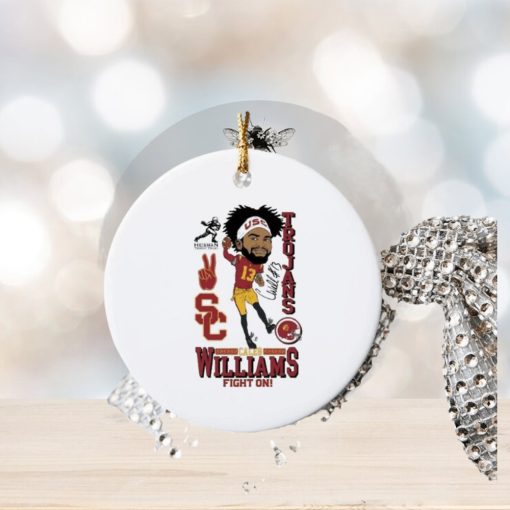 USC Trojans Caleb Williams 2022 Heisman Trophy Winner Fight On Ornament Christmas