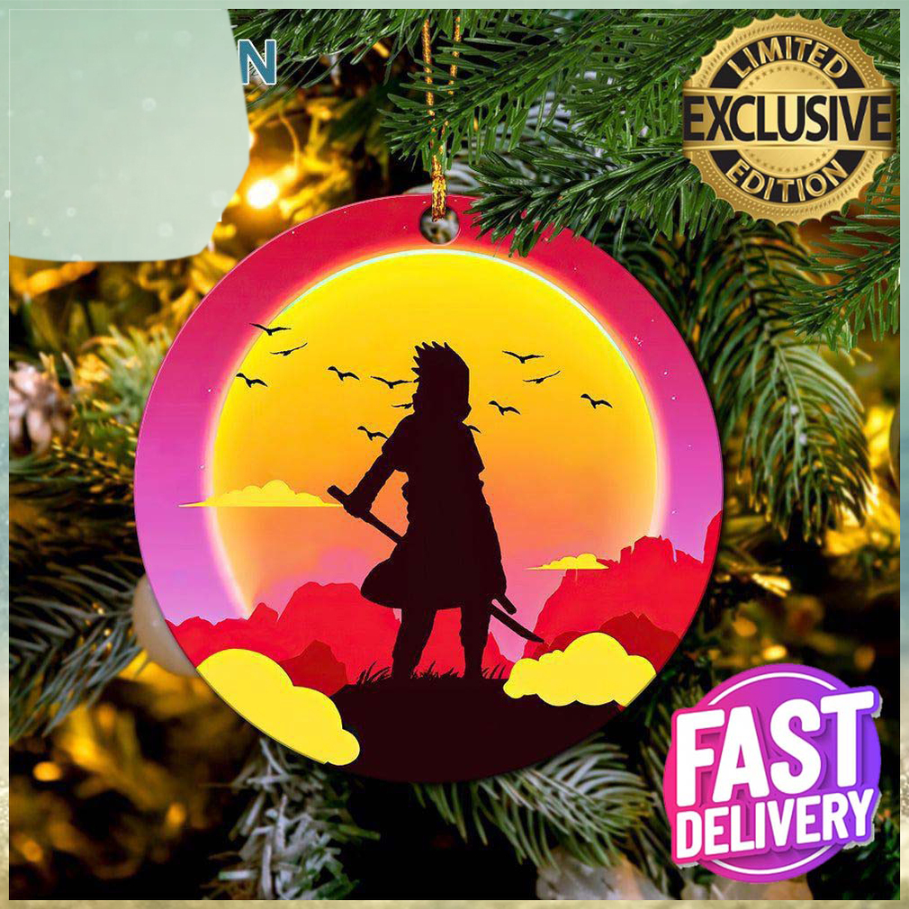 Uchiha Sasuke Naruto Sunset Personalized 2023 Holiday Merry Christmas Decorations Ornament Uchiha Sasuke Naruto Sunset Personalized 2023 Holiday Merry Christmas Decorations Ornament