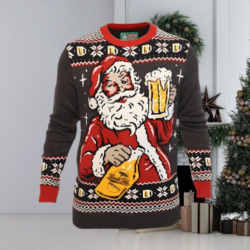 Ugly Christmas Party Sweater Santa Winter Ale Beer Drinking