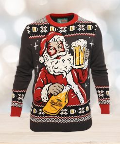 Ugly Christmas Party Sweater Santa Winter Ale Beer Drinking