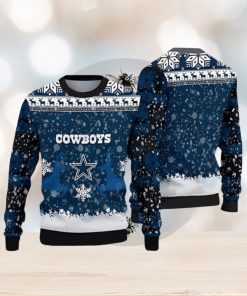 Ugly Christmas Sweater Cowboys Funny Dallas Cowboys Gifts