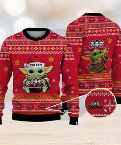 Ugly Sweater Christmas Gift Ideas pep boys Baby Yoda Hug Logo Ugly Christmas Sweater Christmas Gift Ideas