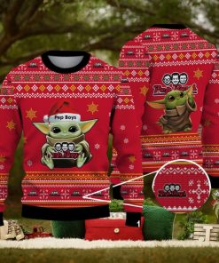 Ugly Sweater Christmas Gift Ideas pep boys Baby Yoda Hug Logo Ugly Christmas Sweater Christmas Gift Ideas