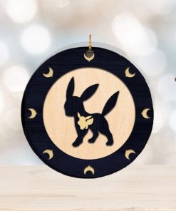 Umbreon Eevee Evolution Pokemon Personalized 2023 Holiday Merry Christmas Decorations Ornament