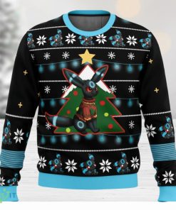 Umbreon Pokemon Cute Ugly Christmas Sweater Christmas Gift For Family