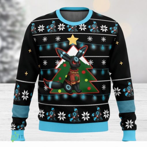 Umbreon Pokemon Cute Ugly Christmas Sweater Christmas Gift For Family