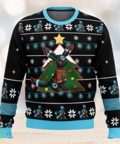 Umbreon Pokemon Cute Ugly Christmas Sweater Christmas Gift For Family