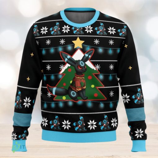 Umbreon Pokemon Cute Ugly Christmas Sweater Christmas Gift For Family