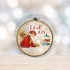 Boston Celtics Merry Christmas Circle Ornament