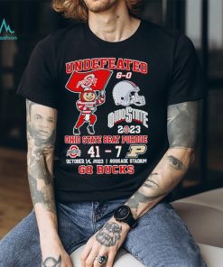 Undefeated 6 0 Ohio State beat Purdue 41 7 October 14 2023 go Bucks shirt