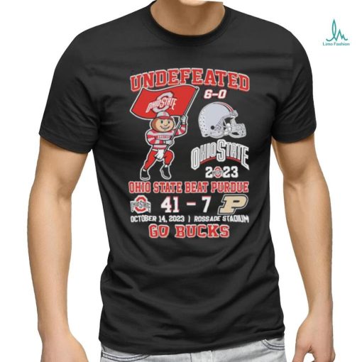 Undefeated Ohio State Beat Purdue Go Bucks Shirt