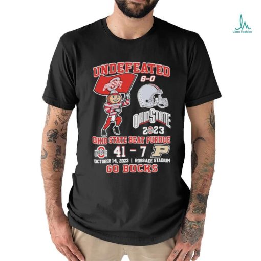 Undefeated Ohio State Beat Purdue Go Bucks Shirt