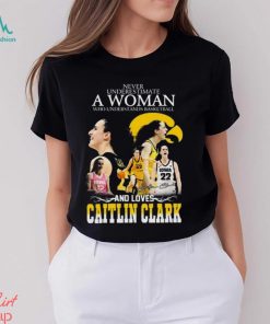 Underestimate A Woman Who Understands Basketball And Loves Catlin Clark 2023 Shirt