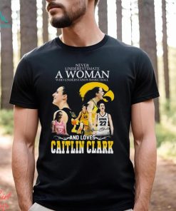 Underestimate A Woman Who Understands Basketball And Loves Catlin Clark 2023 Shirt