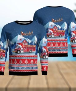 Union, South Carolina, Southside Fire Department AOP 3D Ugly Christmas Sweater