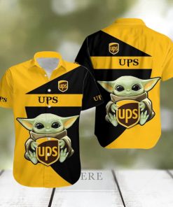 Ups 3D Baby Yoda Hawaiian Shirt Men And Women Gift