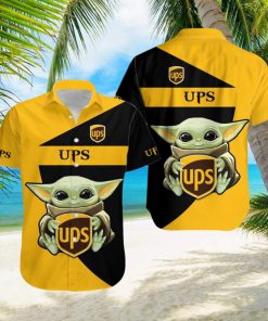 Ups 3D Baby Yoda Hawaiian Shirt Men And Women Gift