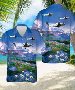 Us Army Beechcraft Mc 12w Liberty Hawaiian Shirt