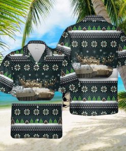 Us Army M2a3 Bradley Christmas Hawaiian Shirt