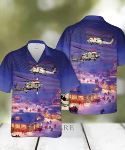 Us Navy Mh 60 Seahawk Christmas Hawaiian Shirt