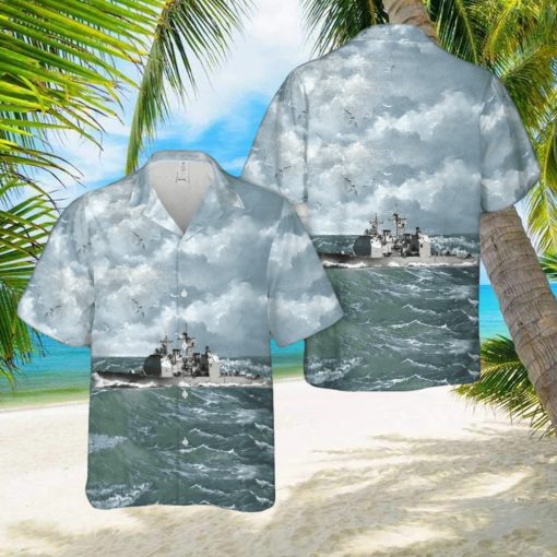 Us Navy Uss Valley Forge Ticonderoga class Cruiser Hawaiian Shirt