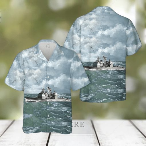 Us Navy Uss Valley Forge Ticonderoga class Cruiser Hawaiian Shirt