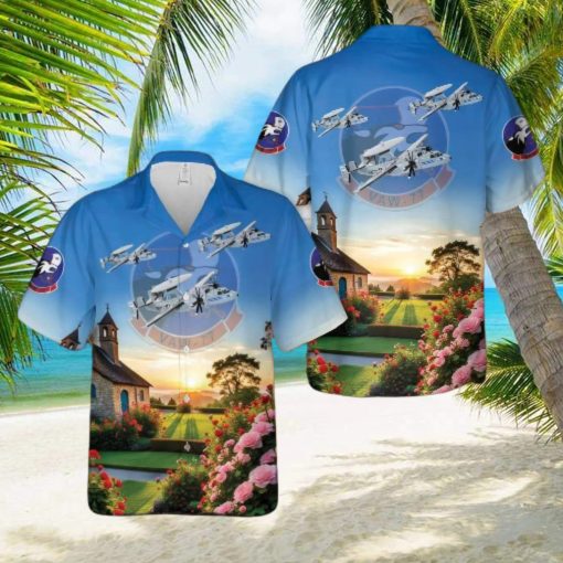 Us Navy Vaw 77 Night Wolves E 2c Hawaiian Shirt