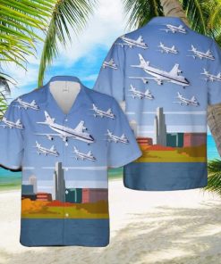 Usaf 1st Airborne Command Control Squadron Boeing E 4 Hawaiian Shirt