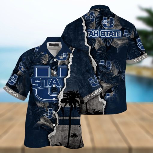 Utah State Aggies NCAA Hawaiian Shirt Custom Watermelons Aloha Shirt