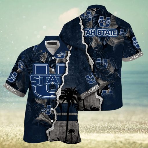 Utah State Aggies NCAA Hawaiian Shirt Custom Watermelons Aloha Shirt