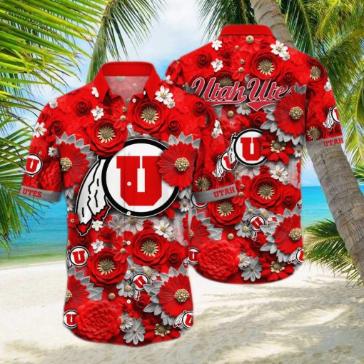 Utah Utes NCAA Hawaiian Shirt Trending For This Summer Customize Shirt Any Team