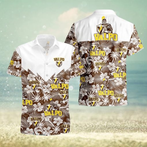 Valparaiso Beacons 3D Hawaiian Shirt Tropical Seamless NCAA Summer Beach For Fans Gift