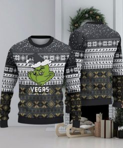 Vegas Golden Knights Grinch Ugly Christmas Sweater