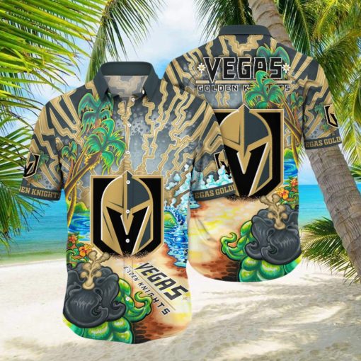 Vegas Golden Knights NHL Hawaiian Shirt Outdoor Moviestime Header And Volley Shirts