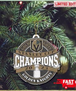 Vegas Golden Knights Stanley Cup Champions 2023 Christmas Tree Decorations Xmas Holiday Ornament