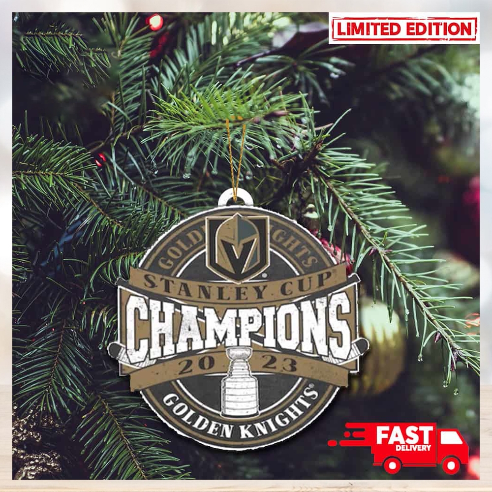 Vegas Golden Knights Stanley Cup Champions 2023 Christmas Tree Decorations Xmas Holiday Ornament Vegas Golden Knights Stanley Cup Champions 2023 Christmas Tree Decorations Xmas Holiday Ornament