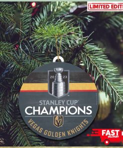 Vegas Golden Knights WinCraft 2023 Stanley Cup Champions Christmas Tree Decorations Ornament