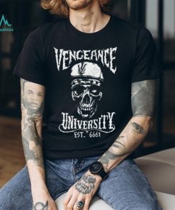 Vengeance University Est 6661 Zombie Tee Shirt