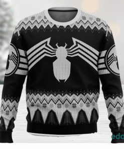 Venom Marvel Venom Symbol 3D Ugly Christmas Sweater Unisex Christmas Sweater For Men And Women