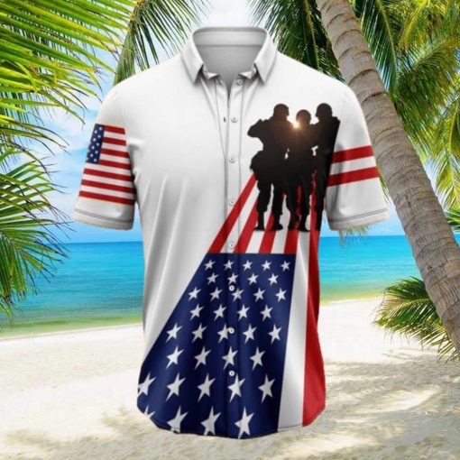 Veterans Of America Tropical Hawaiian Shirt Gift For Men And Women