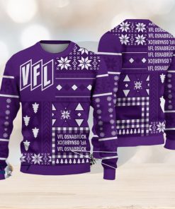 VfL Osnabruck Retro Bundesliga Logo Team Design Ugly Christmas Sweater For Fans Gift